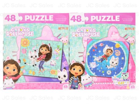 WHOLESALE GABBY S DOLLHOUSE PREMIER PUZZLE 48 PIECE SOLD BY CASE For Cheap