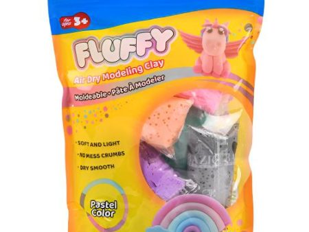 WHOLESALE BAZIC FLUFFY AIR DRY MODELING CLAY PASTEL COL 3-OZ SOLD BY CASE Fashion