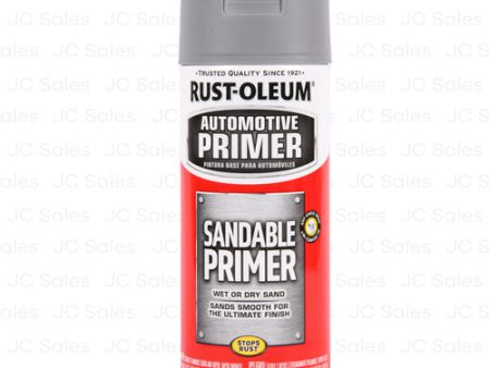 WHOLESALE RUSTOLEUM AUTOMOTIVE PRIMER SANDABLE GRAY 12-OZ SOLD BY CASE For Sale