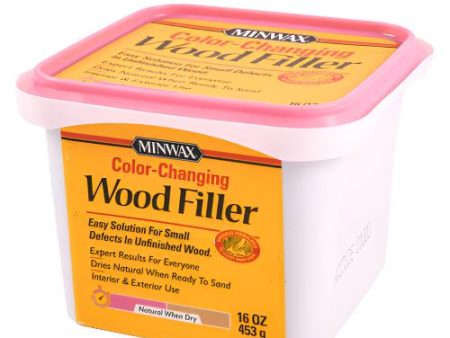 NEW WHOLESALE MINWAX  WOOD FILLER NATURAL COLOR 16-OZ SOLD BY CASE Fashion