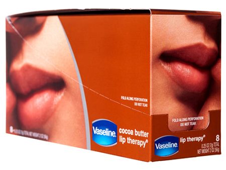 WHOLESALE VASELINE LIP THERAPY COCOA BUTTER .25Z SOLD BY CASE Sale