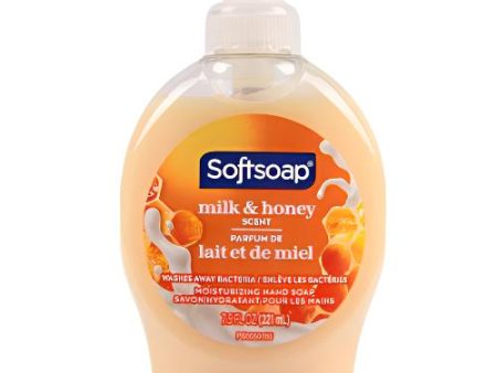 WHOLESALE SOFTSOAP HAND SOAP MILK & HONEY  7.5 OZ SOLD BY CASE Cheap