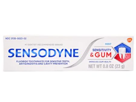 WHOLESALE SENSODYNE TOOTHPASTE TRAVEL SIZE 0.8 OZ SOLD BY CASE Hot on Sale