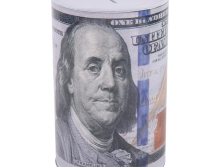 WHOLESALE 4 TIN COIN BANK $100 US BILL SOLD BY CASE For Sale