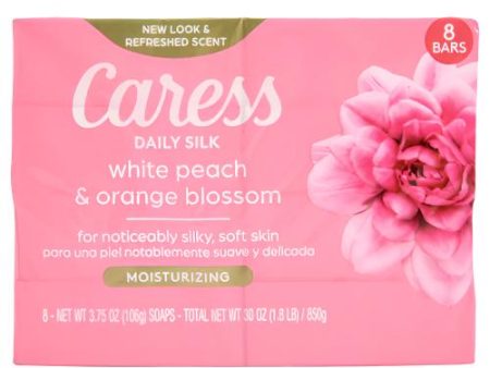 WHOLESALE CARESS BAR SOAP PEACH&ORANGE 8PK X 3.75 OZ SOLD BY CASE Online Hot Sale