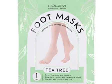 WHOLESALE CELAVI FOOT MASK TEA TREE 1PR SOLD BY CASE Online now