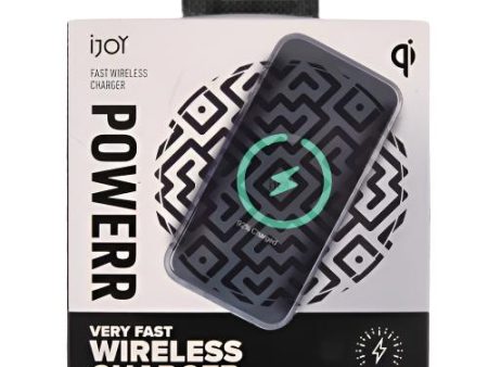 WHOLESALE iJOY WIRELESS CHARGING  PAD 10 WTT  BLK WHITE SOLD BY CASE Cheap