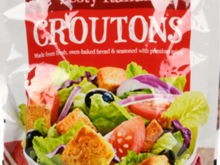 WHOLESALE KITCHEN FIXINS CROUTONS 5 OZ ZESTY ITALIAN SOLD BY CASE Cheap