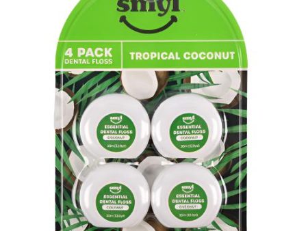 WHOLESALE STRING FLOSS COCONUT 30M 4PK SOLD BY CASE Cheap