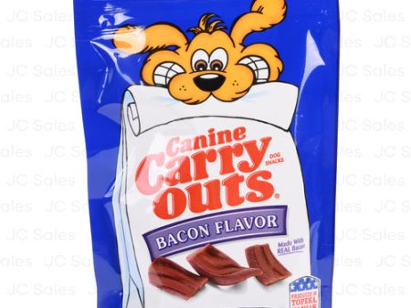 WHOLESALE DOG TREAT CANINE CARRY OUTS BACON 4.5OZ SOLD BY CASE Sale