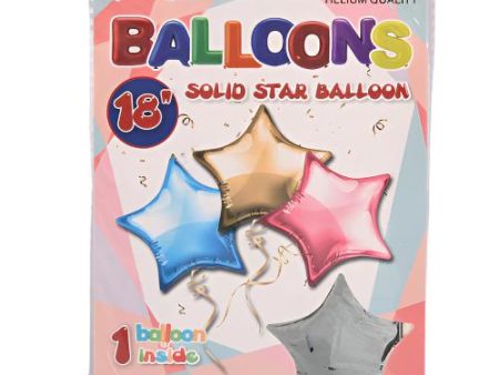 WHOLESALE TRICO 18 STAR FOIL BALLOON SILVER SOLD BY CASE For Sale