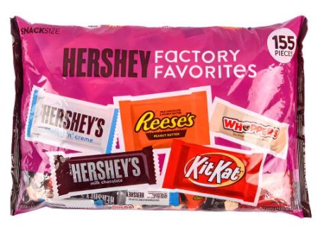 WHOLESALE HH HERSHEY S FAVORITES VARIERY 155PC 68.7-OZ SOLD BY CASE on Sale