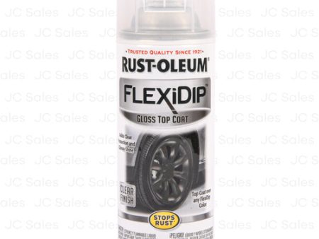 WHOLESALE RUSTOLEUM FLEXDIP  GLOSS TOP COAT CLEAR FINISH 11-OZ SOLD BY CASE For Discount