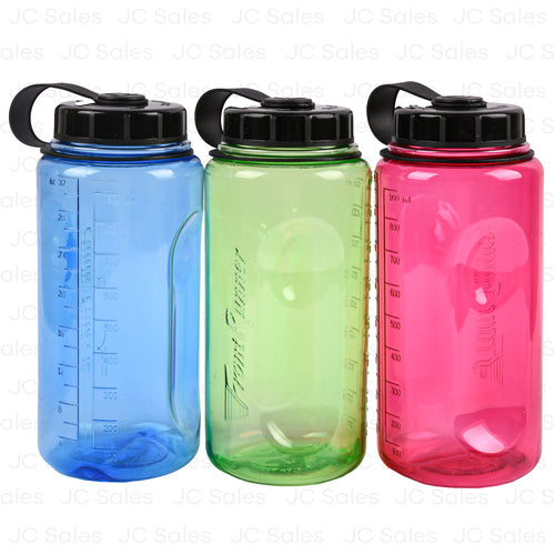 WHOLESALE PLASTIC WATER BOTTLE 32 OZ ASST COLORS SOLD BY CASE Online now