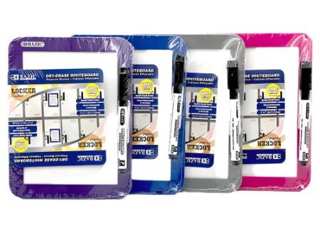 WHOLESALE BAZIC DRY ERASE FRAMELESS MAGNETIC  5 x7 ASST COLOR #6023 SOLD BY CASE on Sale