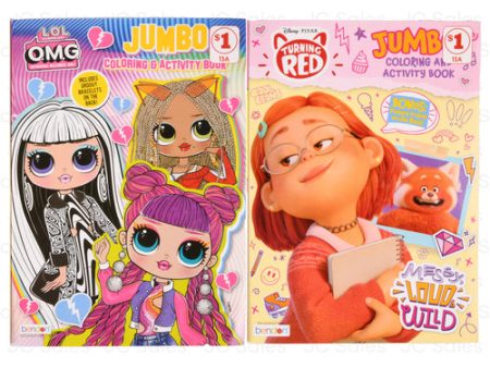 WHOLESALE TURNING RED LOL OMG COLOR & ACTIVITY BOOK SOLD BY CASE Online Hot Sale