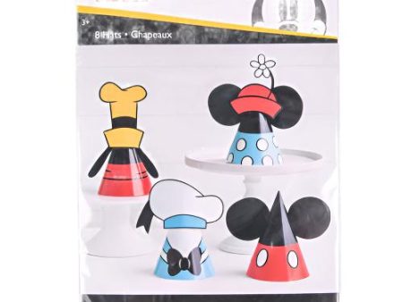 NEW WHOLESALE DISNEY MICKEY MOUSE & FRIENDS PARTY HATS 8 CT SOLD BY CASE For Cheap