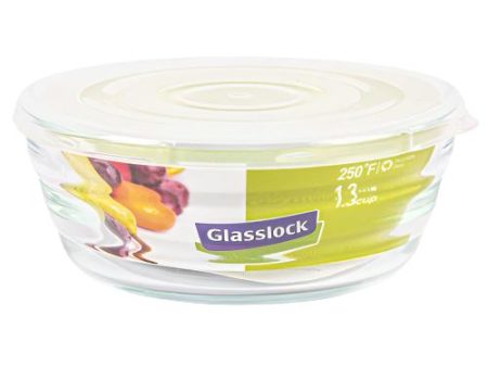 WHOLESALE GLASSLOCK GLASS CONTAINER ROUND 330ML SOLD BY CASE Online