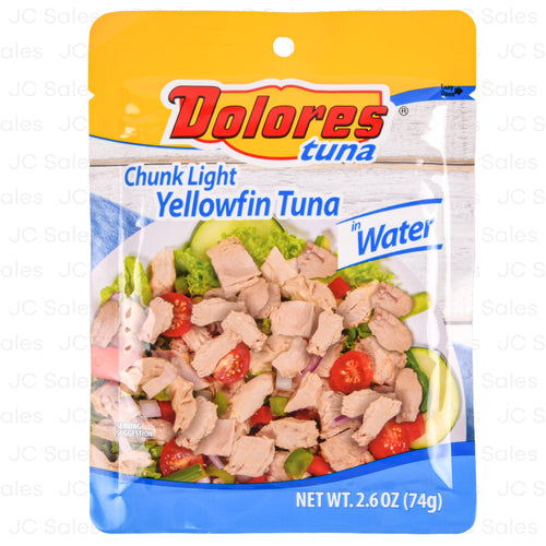 WHOLESALE DOLORES TUNA IN WATER 2.6-OZ POUCH SOLD BY CASE Cheap