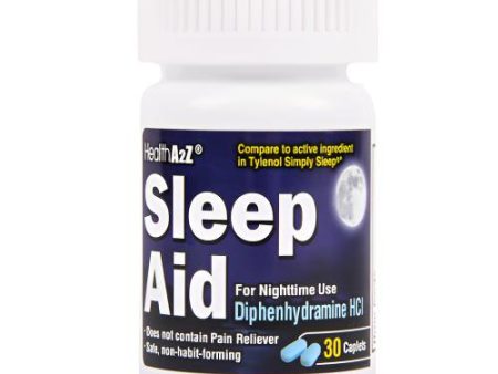 WHOLESALE HEALTHA2Z SLEEP AID 25MG 30 CAPLETS SOLD BY CASE For Discount