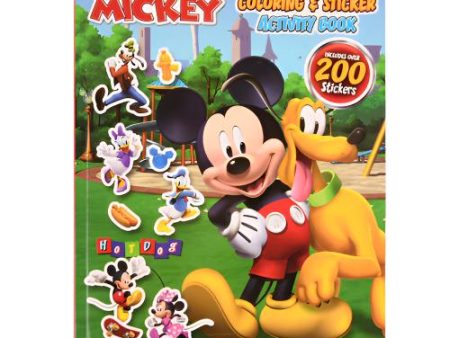 NEW WHOLESALE DISNEY MICKEY COLORING & STICKER ACTIVITY BOOK 20PG SOLD BY CASE Hot on Sale