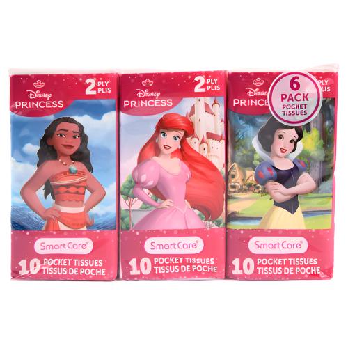 WHOLESALE DISNEY PRINCESS POCKET TISSUE 10CT 6PK SOLD BY CASE Supply