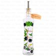 WHOLESALE GLASS DECORATIVE DISPENSER OLIVE SOLD BY CASE Cheap