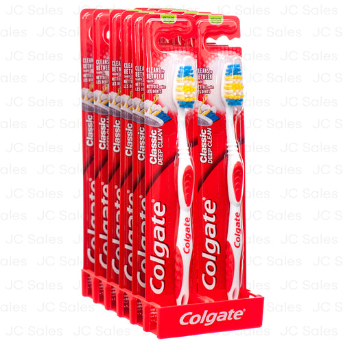 WHOLESALE COLGATE TOOTHBRUSH CLASSIC DEEP CLEAN MEDIUM SOLD BY CASE For Discount