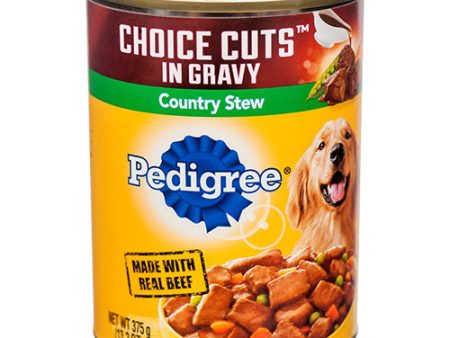 WHOLESALE PEDIGREE 13.2 OZ CHOICE CUTS COUNTRY STEW SOLD BY CASE Cheap