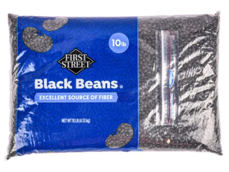 NEW WHOLESALE FIRST STREET BLACK BEAN 10-LB SOLD BY CASE For Discount