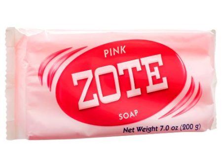 WHOLESALE ZOTE LAUNDRY SOAP PINK ROSA  200 GR SOLD BY CASE For Sale