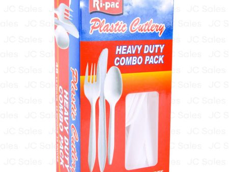 WHOLESALE RI-PAC PLASTIC CUTLERY  HEAVY DUTY 48CT SOLD BY CASE Discount