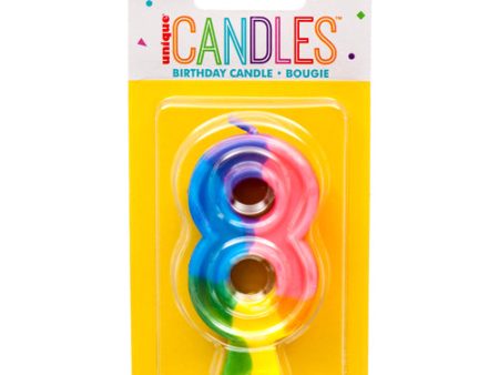 WHOLESALE UNIQUE #350-8 NUMERIC CANDLE 8 SOLD BY CASE Online Sale