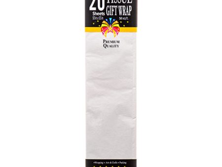 WHOLESALE TISSUE WRAP 20 CT - WHITE SOLD BY CASE Online now