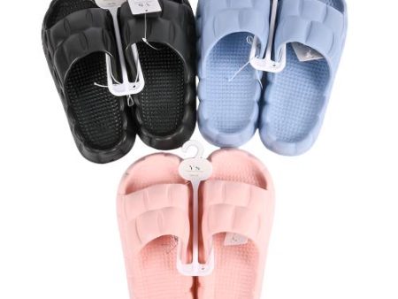 WHOLESALE SOLID COLOR EXTRA CUSHION SLIPPER ASST SIZE & CLR SOLD BY CASE Online now