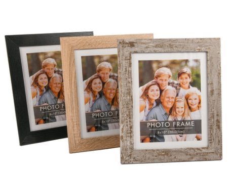 NEW WHOLESALE MDF PHOTO FRAME 8X10 3 ASST COLORS DISTRESSED EDGE SOLD BY CASE Online Hot Sale