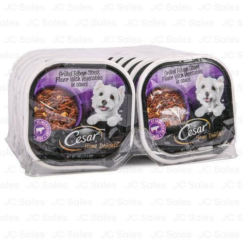 WHOLESALE CESAR DOG FOOD GRILLED RIPEYE STEAK 3.5OZ SOLD BY CASE Fashion