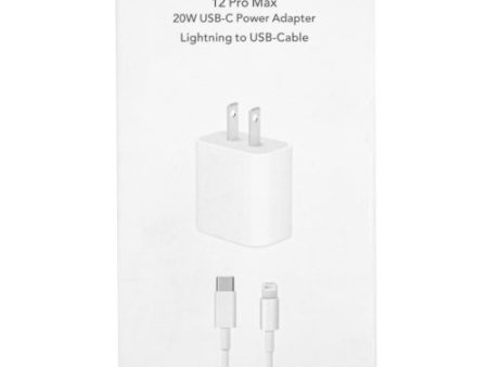 NEW WHOLESALE 12PRO MAX 20W USB-C POWER ADAPTER SOLD BY CASE For Discount