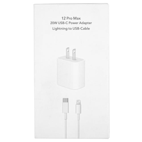 NEW WHOLESALE 12PRO MAX 20W USB-C POWER ADAPTER SOLD BY CASE For Discount