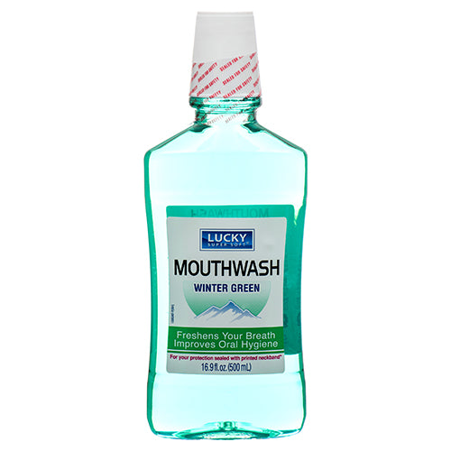 WHOLESALE LUCKY MOUTHWASH WINTER GREEN 16.9 OZ SOLD BY CASE Hot on Sale