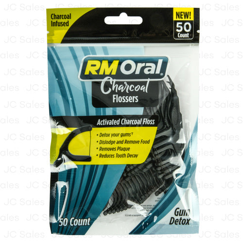 WHOLESALE RM ORAL CHARCOAL FLOSSERS 50 CT SOLD BY CASE Fashion