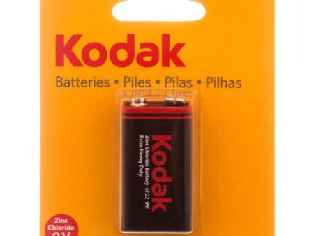 WHOLESALE KODAK BATTERY 9V 1PK HVY DUTY SOLD BY CASE Online Hot Sale