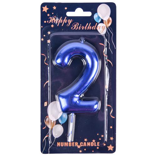 WHOLESALE BIRTHDAY CANDLE #2 ASST COLOR SOLD BY CASE Supply