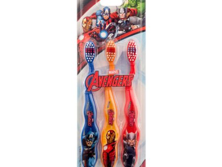 WHOLESALE AVENGERS TOOTHBRUSH 3PK SOLD BY CASE Fashion