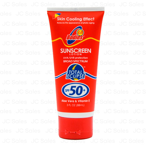 WHOLESALE L.A. BODIES SUNSCREEN SPF 50 3 OZ SOLD BY CASE Discount