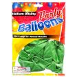 WHOLESALE BALLOON METALLIC GREEN 12 10CT SOLD BY CASE Fashion