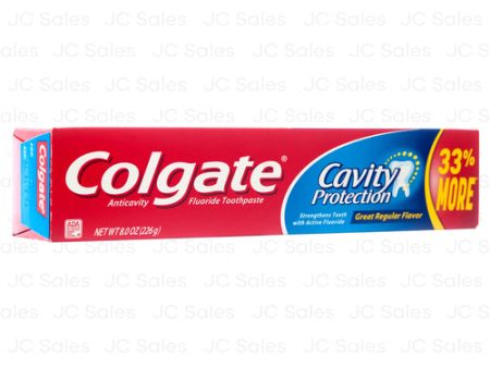 WHOLESALE COLGATE TOOTHPASTE CAVITY PROTECTION 8 OZ SOLD BY CASE Online now