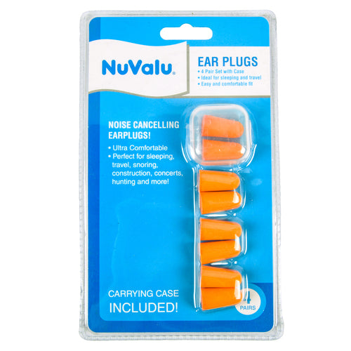 WHOLESALE NUVALU EAR PLUG  4 PAIR & 1 CASE SET SOLD BY CASE Supply