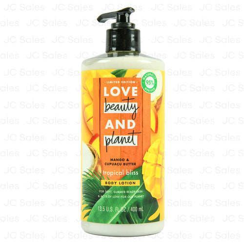 WHOLESALE LOVE BEAUTY  LOTION MANGO & CUPUACU BUTTER 13.5 OZ SOLD BY CASE Sale