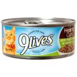 WHOLESALE 9 LIVES SLICES CHICKEN & FISH IN GRAVY 5.5 OZ SOLD BY CASE Sale